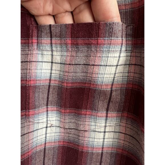 PENDLETON Red Plaid Cotton Button Down Board Shirt - Picture 5 of 14